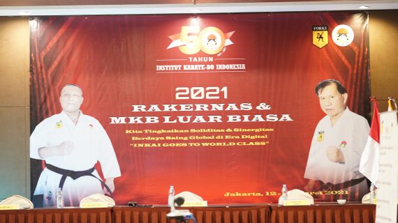 Terapkan Prokes, INKAI Gelar Rakernas & MKB 2021