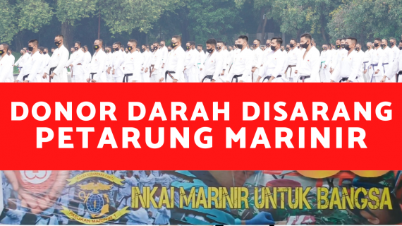 INKAI Melaksanakan Donor 50 Ribu Kantong Darah untuk Bangsa di Korps Marinir Cilandak