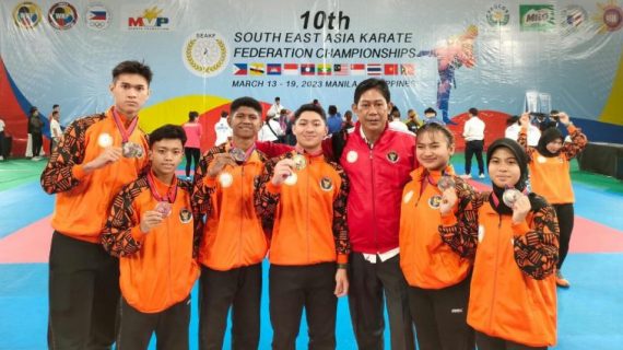 Karateka INKAI sukses mendominasi perolehan medali untuk Tim Indonesia pada SEAKF Championships 2023 Manila, 13-19 Maret 2023